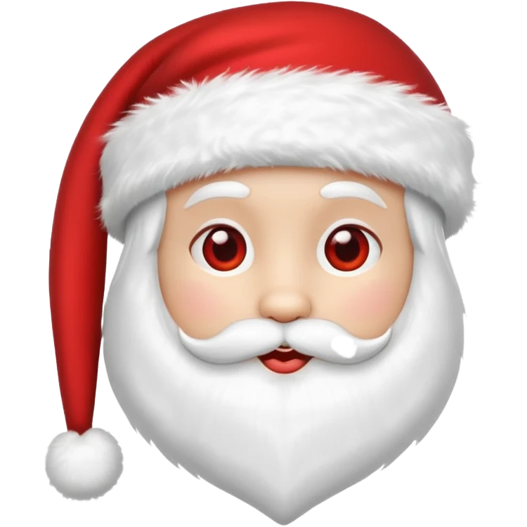 red heart in a santa hat emoji