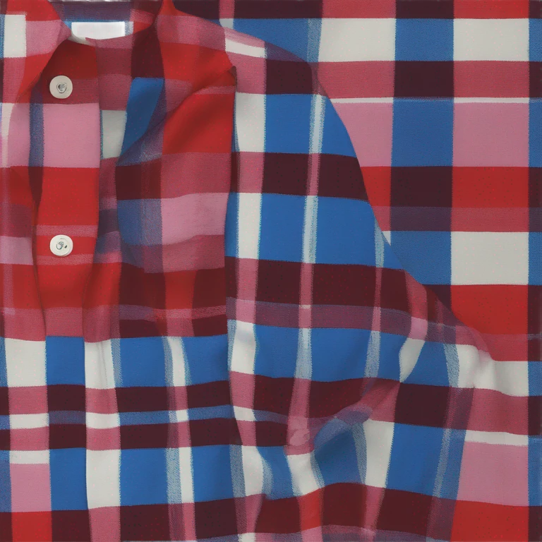 Plaid Flannel Shirt – Oversized and casually draped emoji