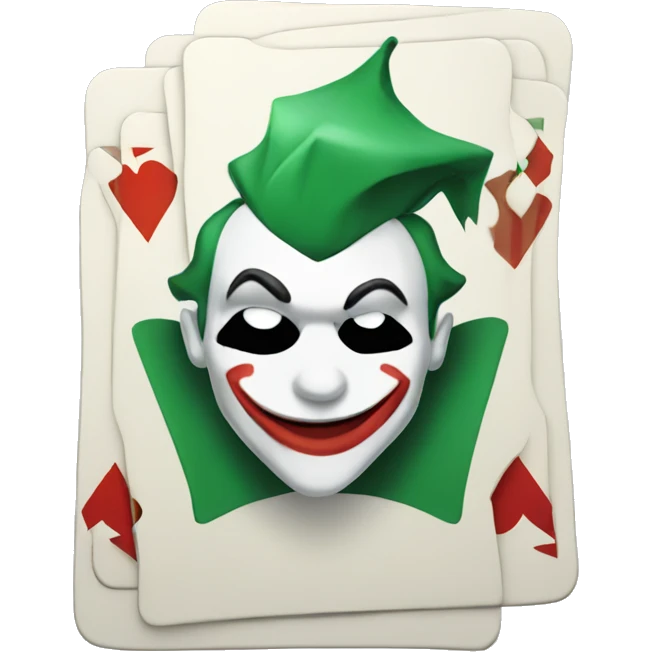 Joker card color  emoji