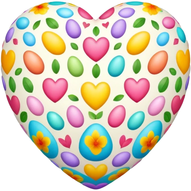 Easter heart emoji