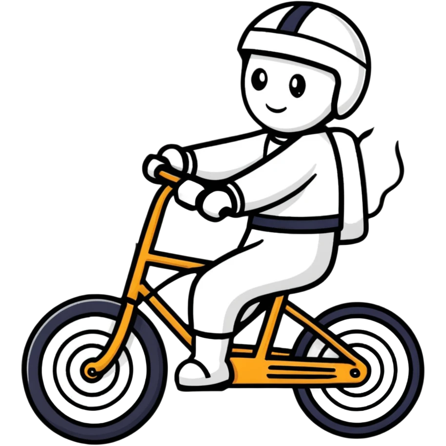 person riding a bike emoji