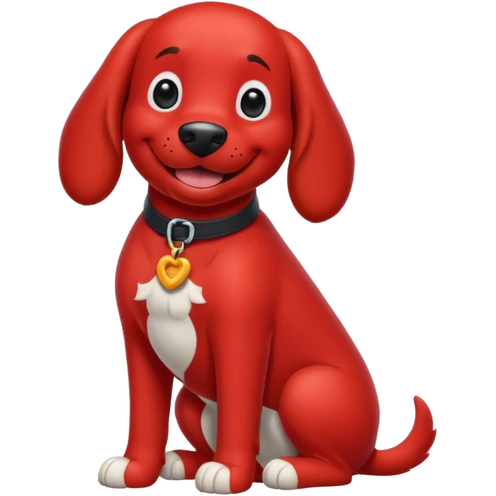 Clifford the Big Dog emoji