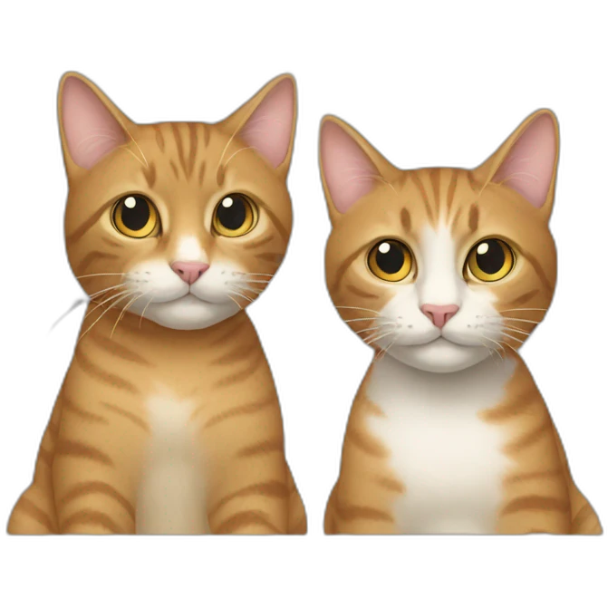 two-cats emoji