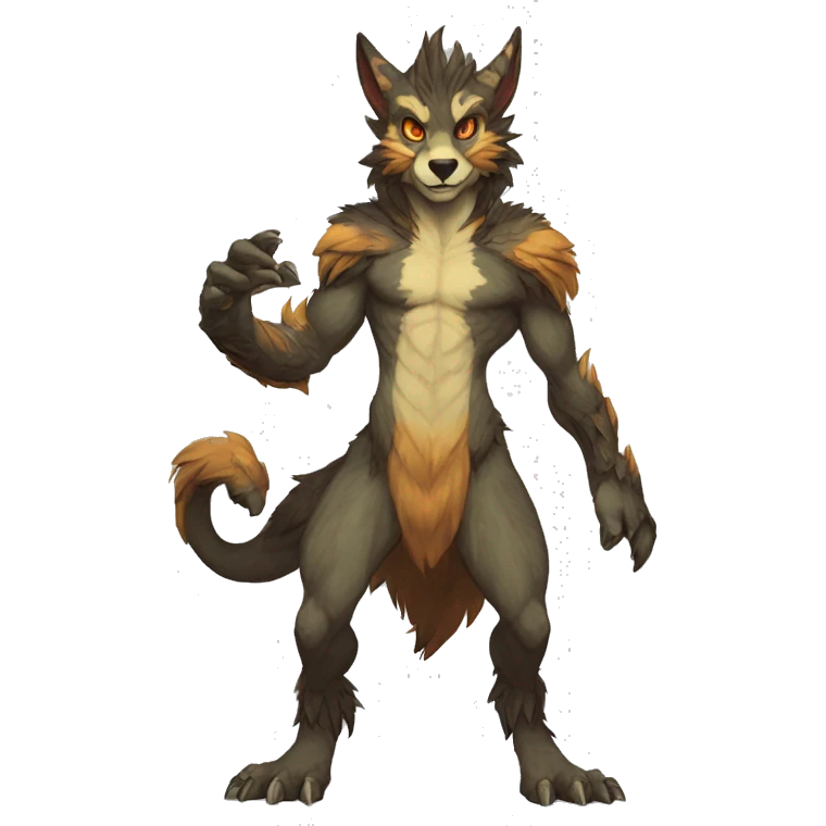 Anthro Vernid-WickerBeast-Protogen-Primagen-Fakémon-FurSona Full Body emoji
