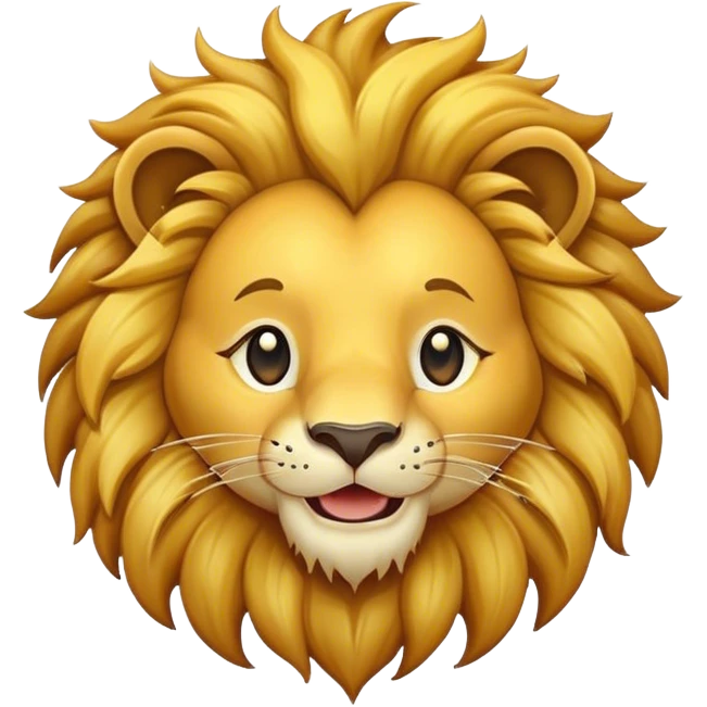 Happy Lion emoji