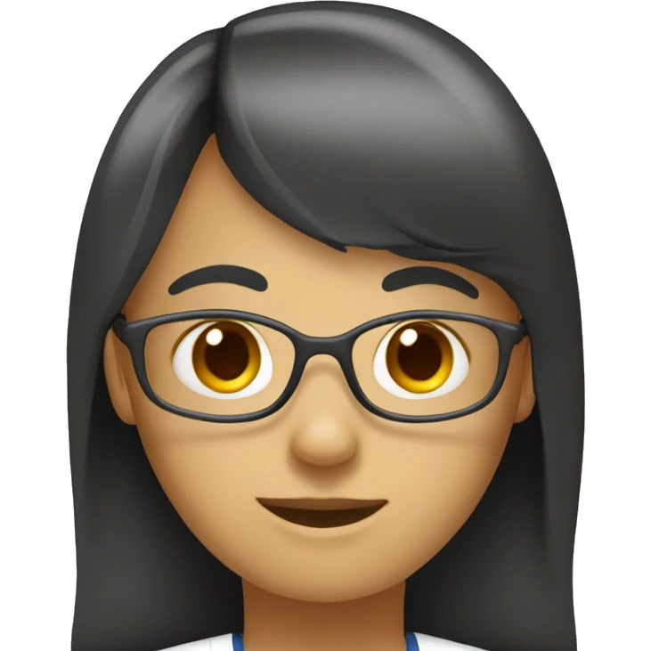 vet student with bangs emoji