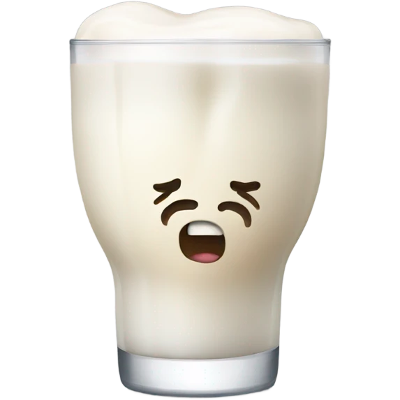 Knees with milk emoji