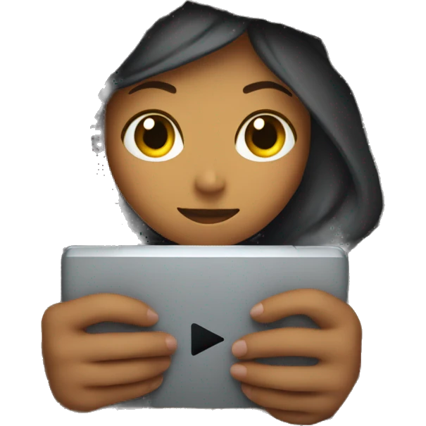 Cozy girl wrapped in blanket playing Nintendo  emoji