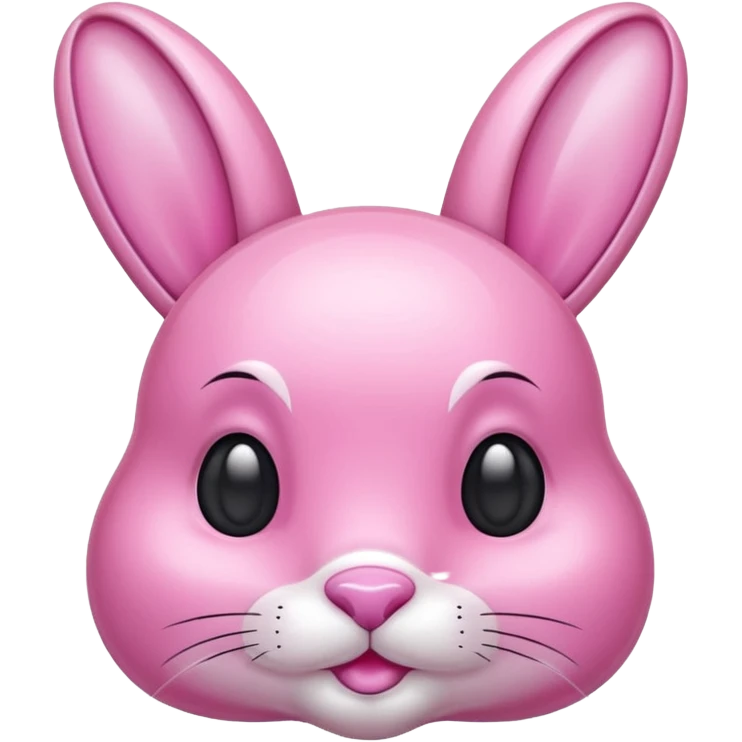 crystal bunny pink emoji