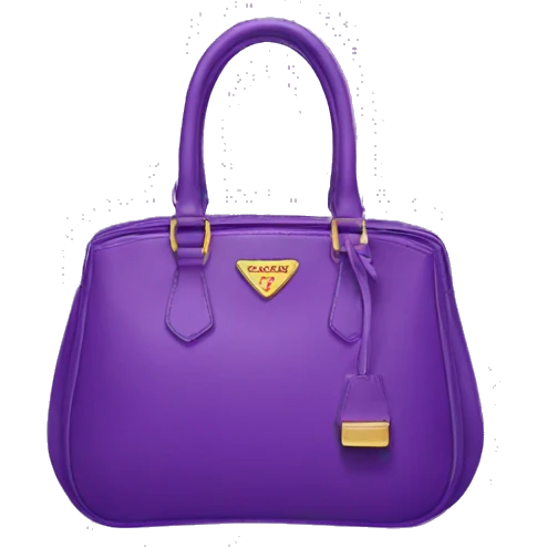 Small purple Prada bag  emoji