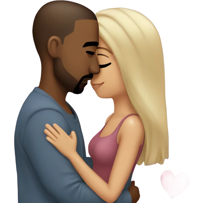Kanye west being romantic  emoji
