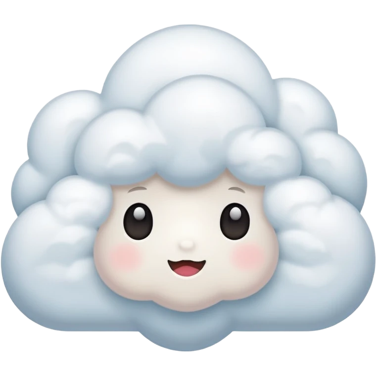 cute cloud border photo frame emoji