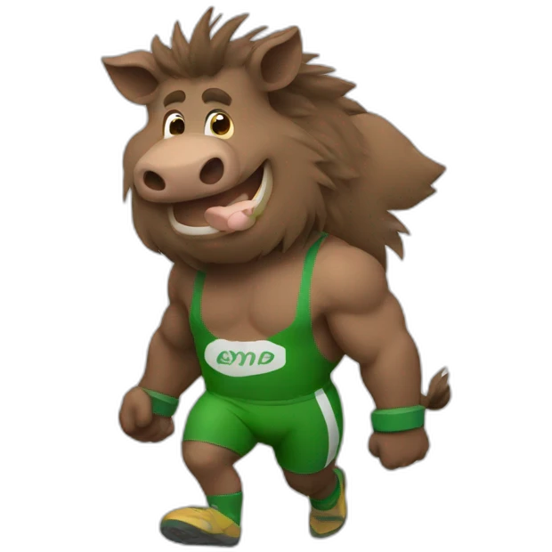 boar athlete emoji