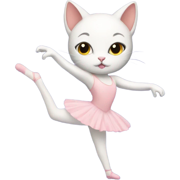 ballet cat emoji