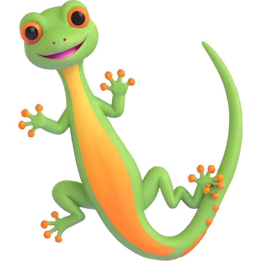 a gecko emoji