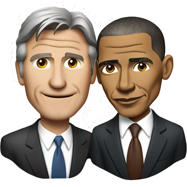 Harrison Ford with Obama  emoji