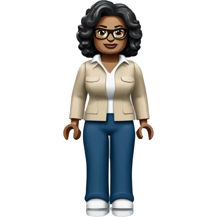 OPRAH WINFREY lego full body emoji