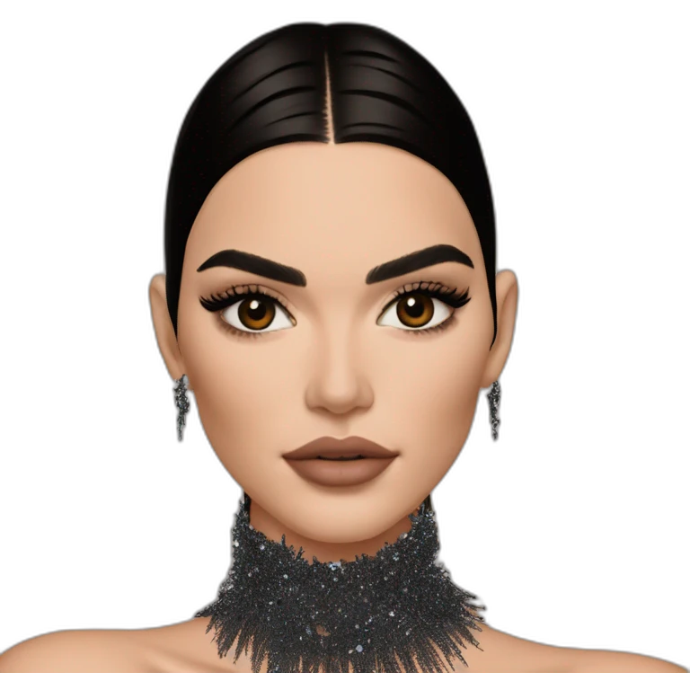 Kendall Jenner at the MetGala emoji