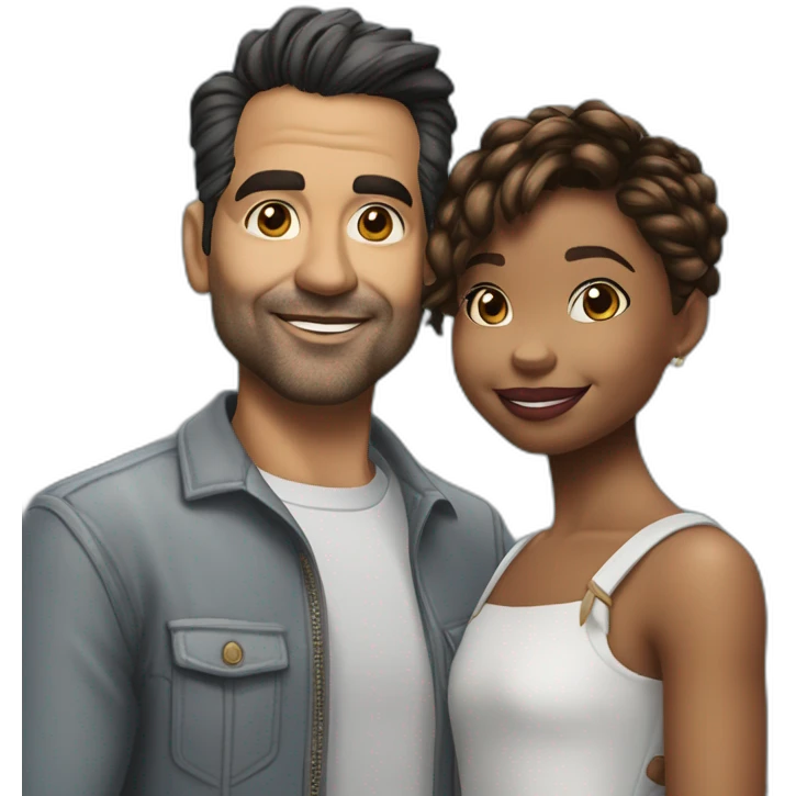 Ricardo Antonio Chavira and Halle Bailey emoji