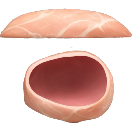 Ham inside oven emoji