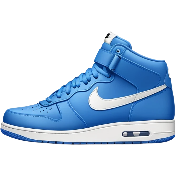 blue Nike shoe emoji