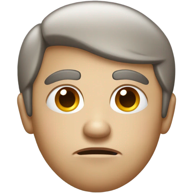 Staring intensely  emoji