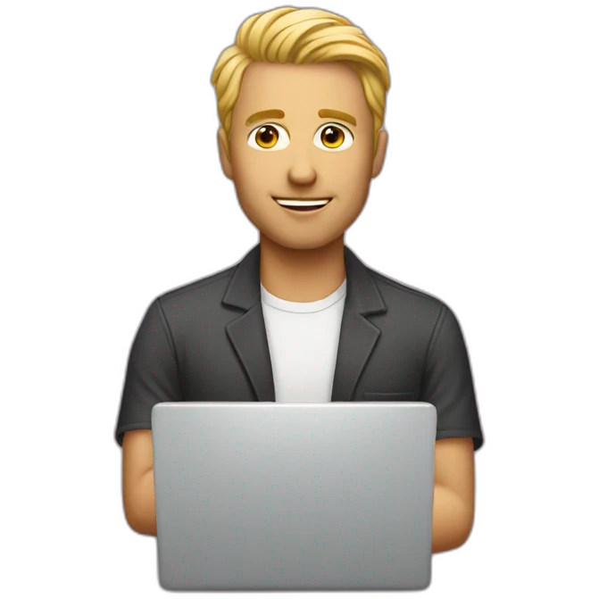 This one but with a laptop emoji