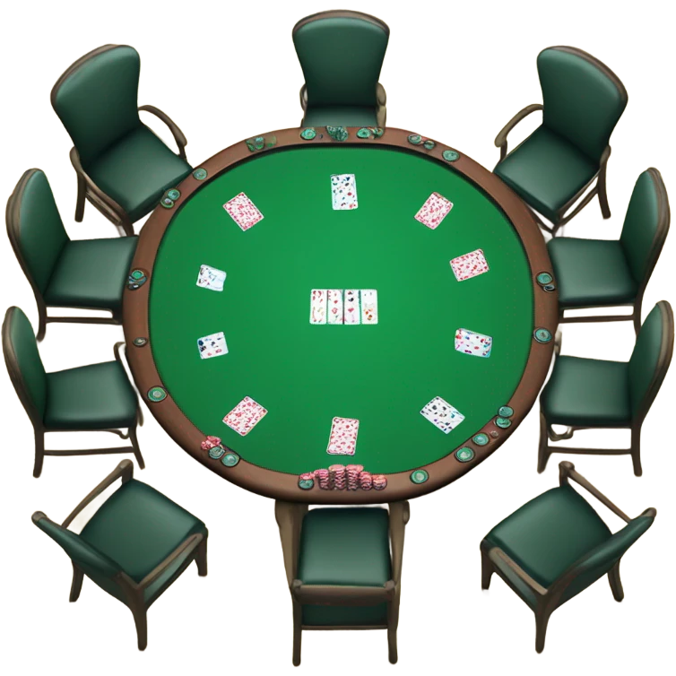 Poker table emoji
