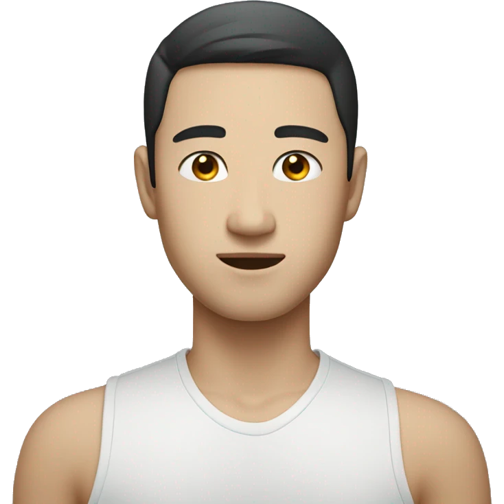 chinese guy with blue eyes emoji