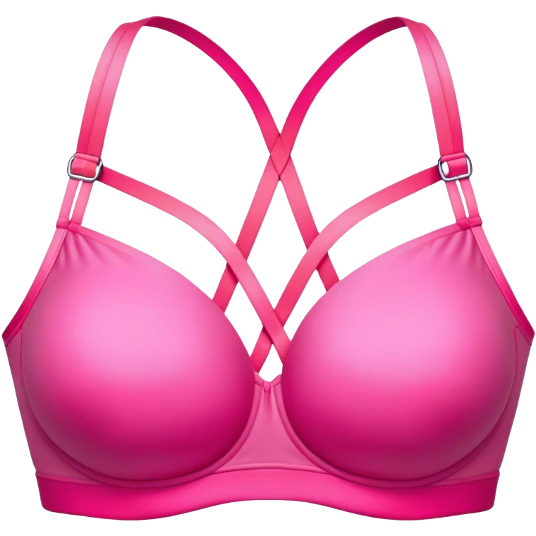 neon pink bra emoji
