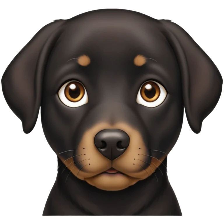 Black lab mix emoji