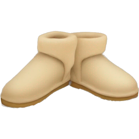 Sand color uggs emoji