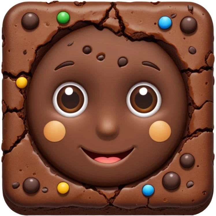 big Chocolate Brownie emoji