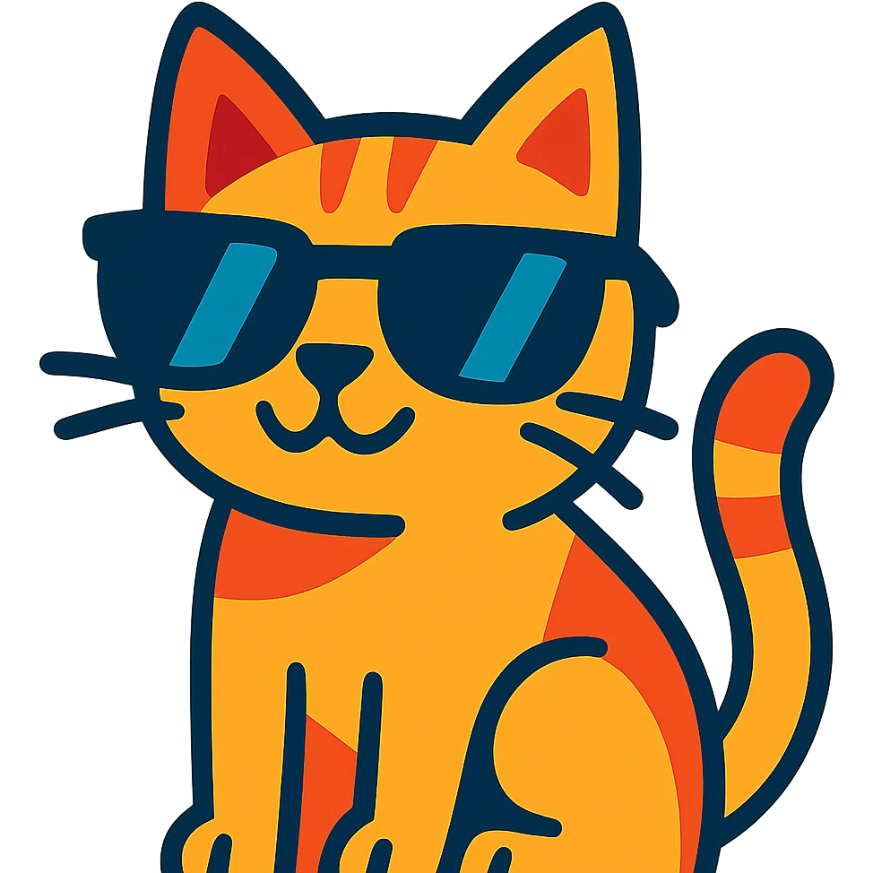 cat wearing sunglasses emoji