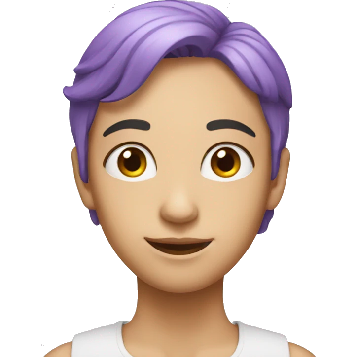 À 8 violet emoji