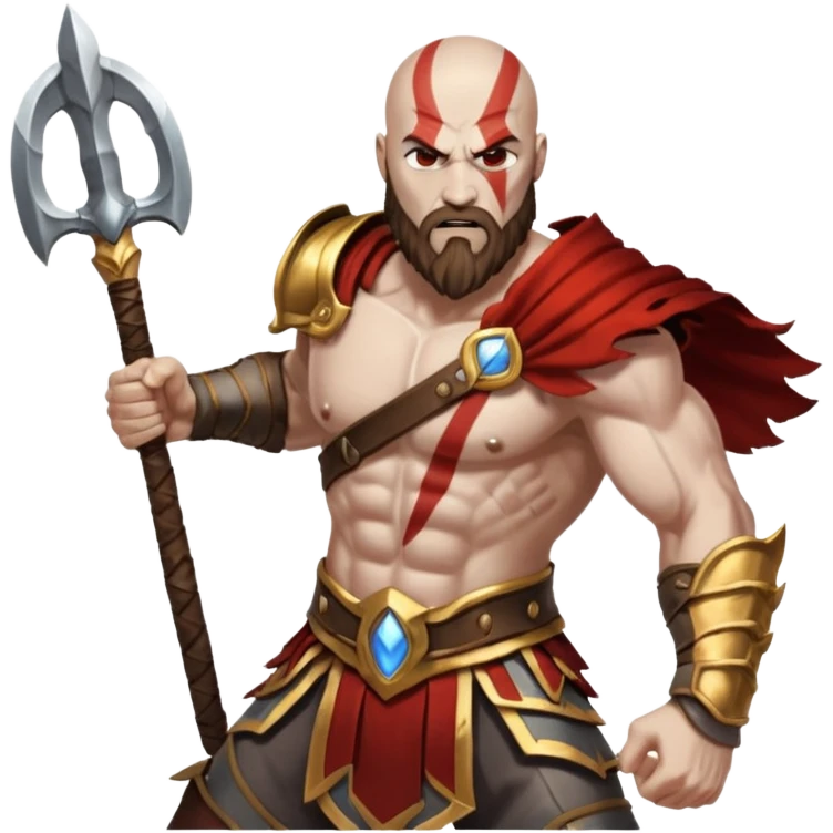 Gof of war and zeus emoji