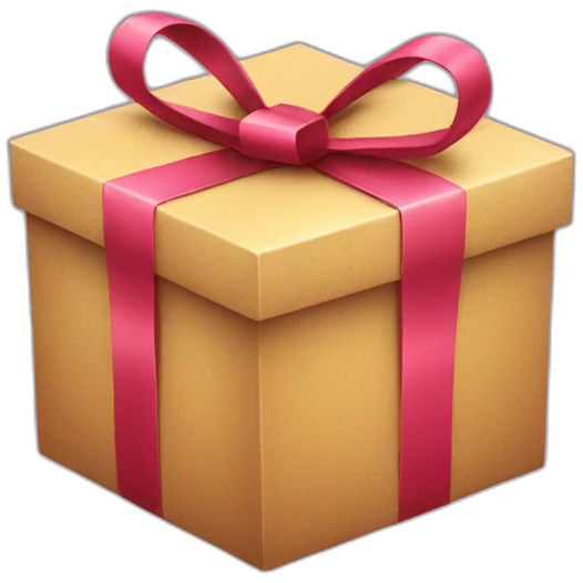 gift box with smile emoji