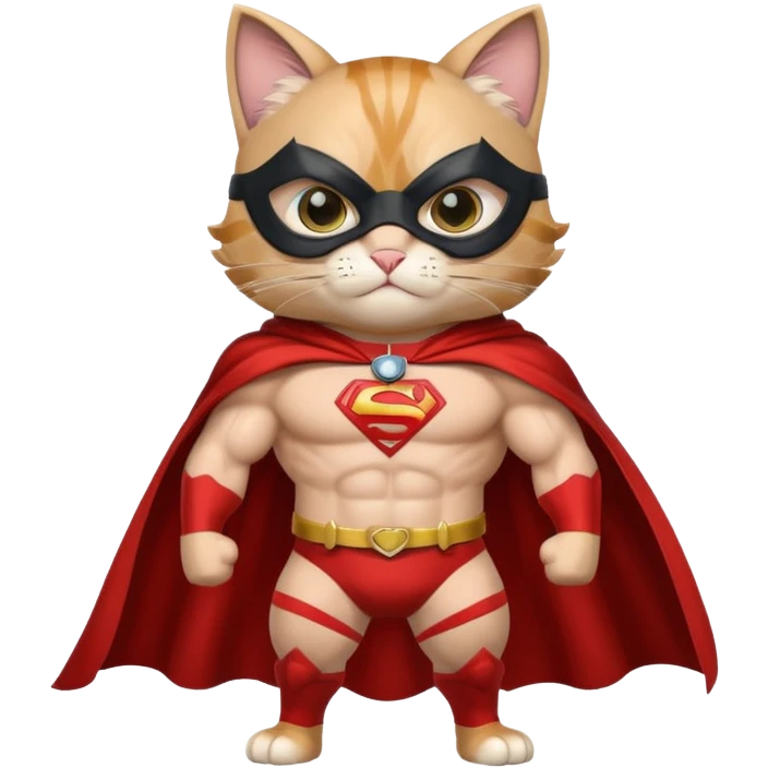 cat superhero emoji