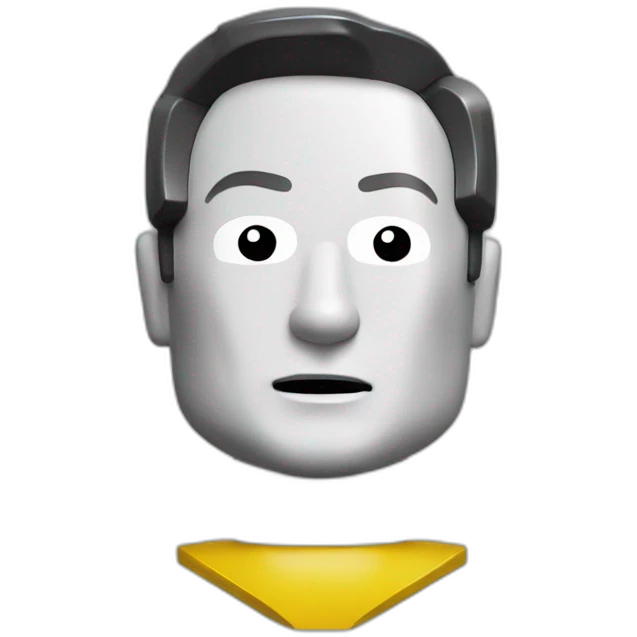 elon musk face as lego man emoji