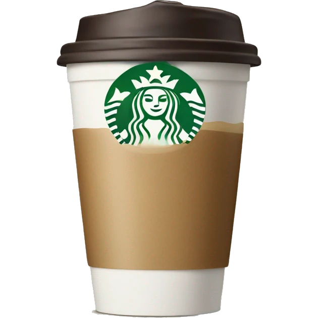 Starbucks coffee emoji