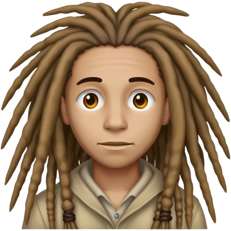 Nonchalant dread head  emoji