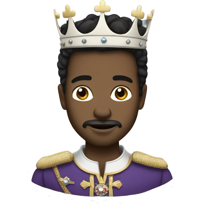Royal leader of 21st century with white skin amd dark hair emoji