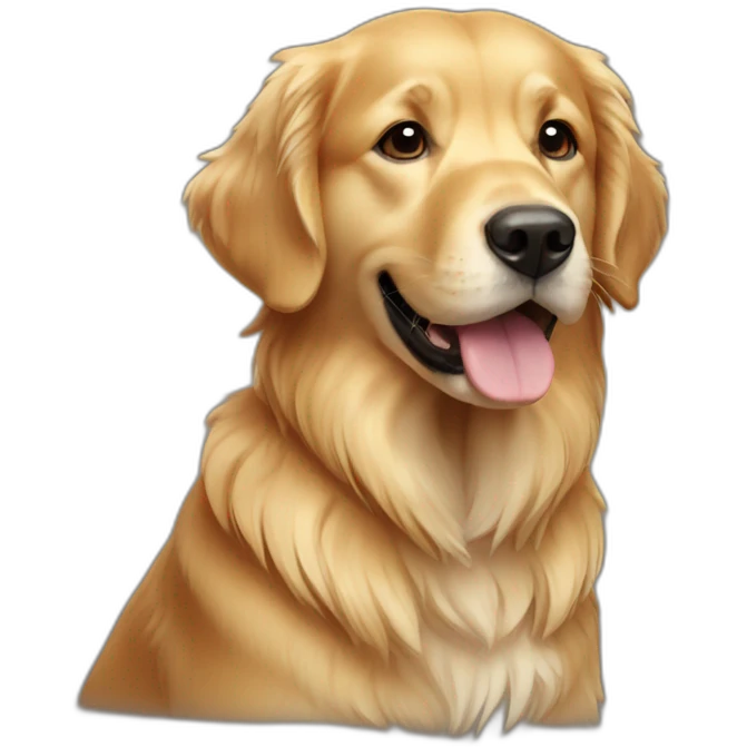 dog Golden retriever female  emoji