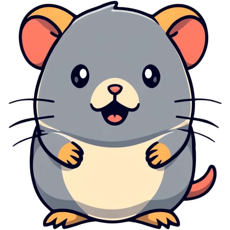 furious hamster with angry expression emoji