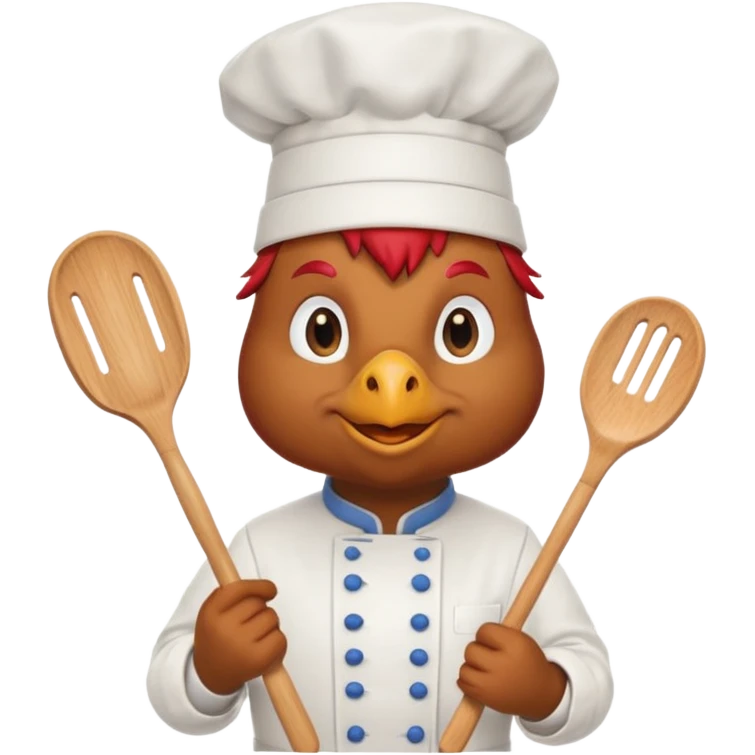 Rooster cook emoji