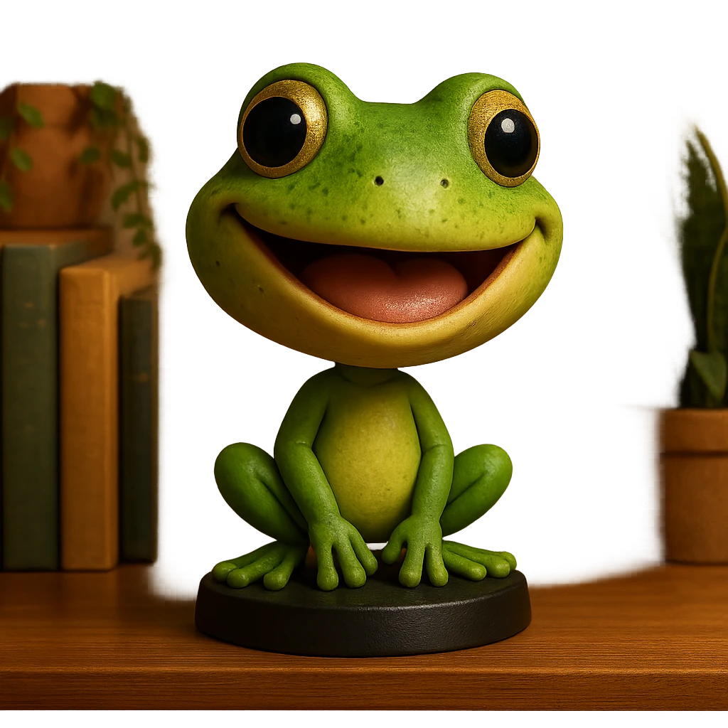 happy frog emoji