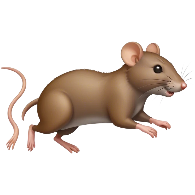 Rat running  emoji