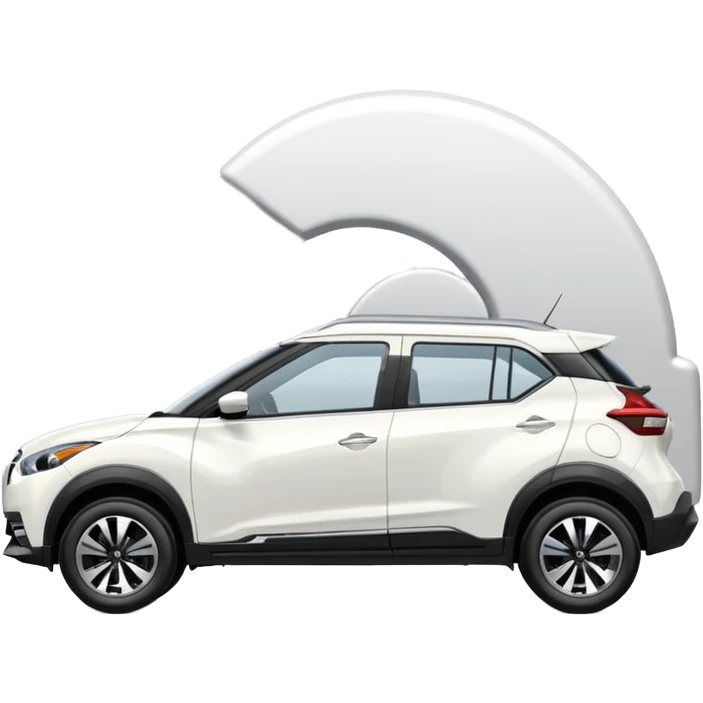 White Nissan Kicks emoji