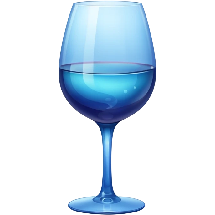 blue wine emoji