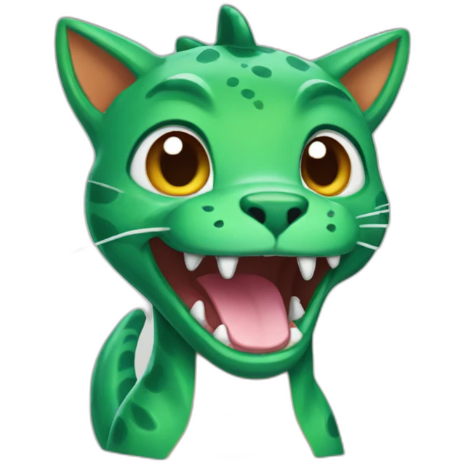 dinosaur cat trex emoji
